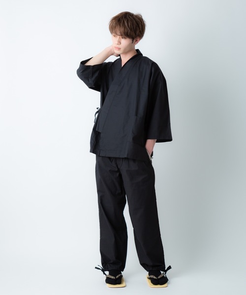 yamamosio19996　342615 オプションお写真掲載 KIMONOMACHI パジャマ 作務衣 セットアップ ルームウェア
