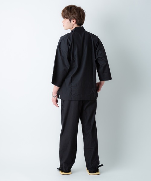 KIMONOMACHI パジャマ 作務衣 セットアップ ルームウェア ワンマイル