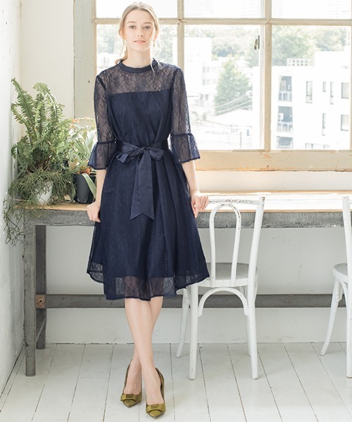 ドレス レース オーガンジーフレアスリーブaライン結婚式ワンピースドレス Zozotown Paypayモール店 通販 Paypayモール