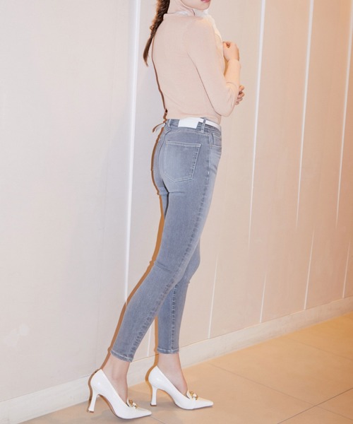 eimy istoire_ ウォッシュストレートデニム eimy istoire フレアウォッシュデニムパンツ アイスブルー -靴