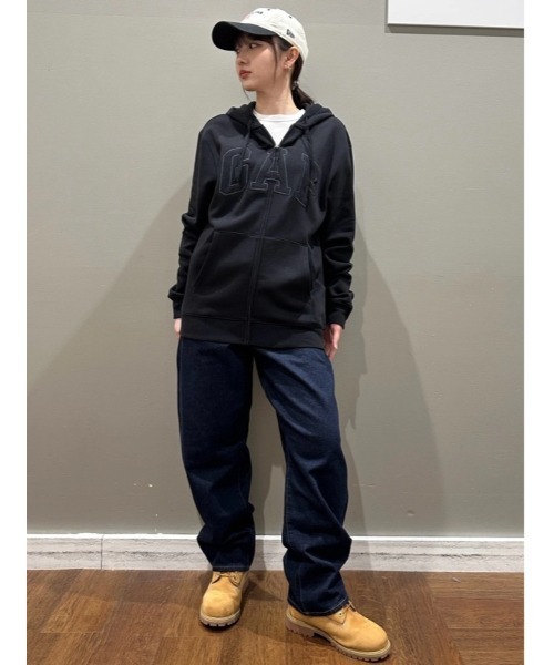 GAP（ギャップ） パーカー Gapロゴ ジップパーカー(ユニセックス