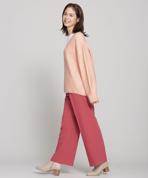 ・ブラウン ニット WEB限定/深Vネックニットトップス 長袖 ZOZOTOWN PayPayモール店 - 通販 - PayPayモール ・ブラウン