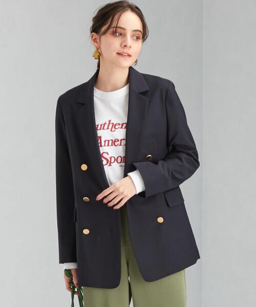 開店祝いジャケット テーラードジャケット Twpu Boxy ダブル ジャケット ネイビー ジャケット レディースファッション ファッション 16 1 Www Harmonypest Com