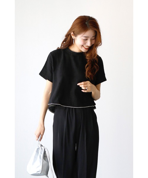 Ehre style tシャツ スカートと相性抜群！着るだけで脚長美人
