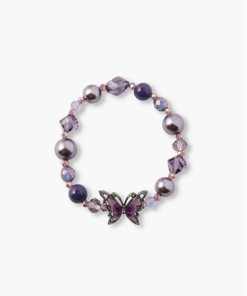 ANNA SUI（アナスイ） ブレスレット 蝶モチーフ ゴムブレスレット