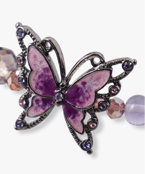 ANNA SUI（アナスイ） ブレスレット 蝶モチーフ ゴムブレスレット