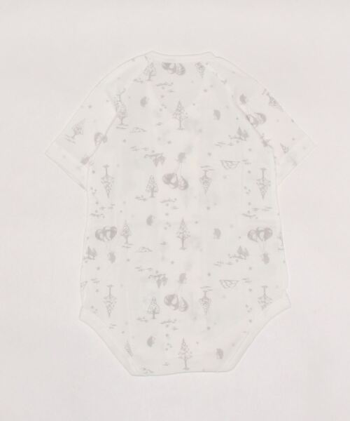 ベビー肌着 ワンタッチ短肌着（ずりあがり防止付き・はりねずみ） | Combi mini | 03