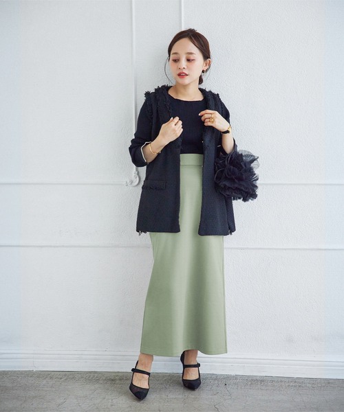 KOBE LETTUCE スカート 「WEARISTA田中亜希子さんコラボ」 低身長向け 