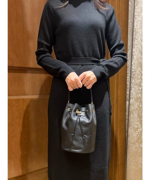 ブルックスブラザーズ ショルダーバッグ レザー スエード 斜