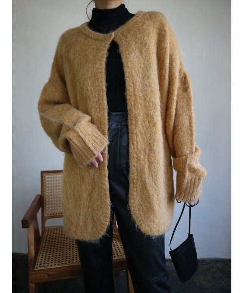TRUNC 88 カーディガン Fluffy Knit Cardigan レディース