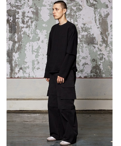 WOOALONG カーゴパンツ A'GEM/9 × .kom「WOOALONG/ウアロン」Big