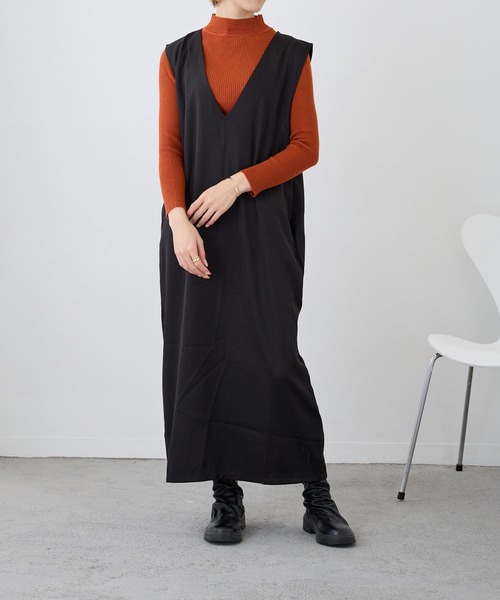 Vネック ロングワンピース a1_YsXg0nz.jpg