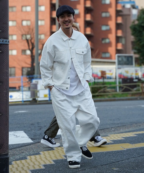 Re:room（リルーム） ジャケット ノーカラージャケット ホワイトデニム