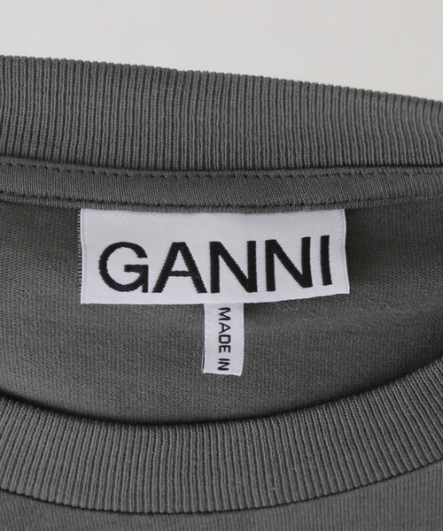 週末限定刺繍TシャツGANNI ガニー Tシャツ カットソー[品番：AXEB0037618]｜AXES（アクセス
