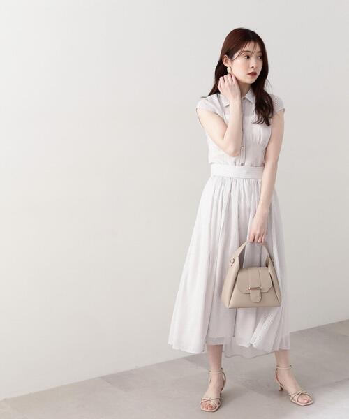 PROPORTION BODY DRESSING スカート シアーストライプスカート