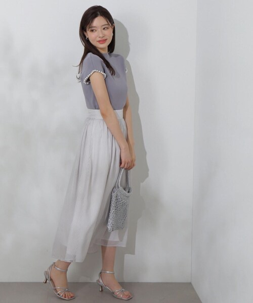 PROPORTION BODY DRESSING スカート シアーストライプスカート