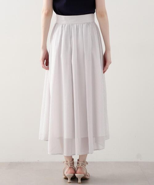 PROPORTION BODY DRESSING スカート シアーストライプスカート
