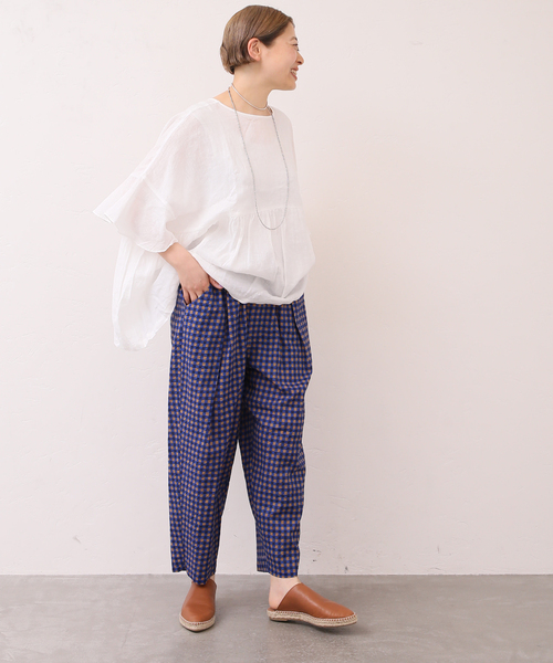 レビュー高評価の商品！ LUXE STANDARD JOURNAL パンツ イージータックパンツ チェックPt パンツ