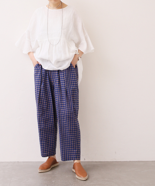 journal standard luxe チェックPt イージータックパンツ JOURNAL STANDARD LUXE パンツ チェックPt イージータックパンツ