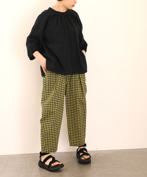 JOURNAL STANDARD LUXE パンツ チェックPt イージータックパンツ