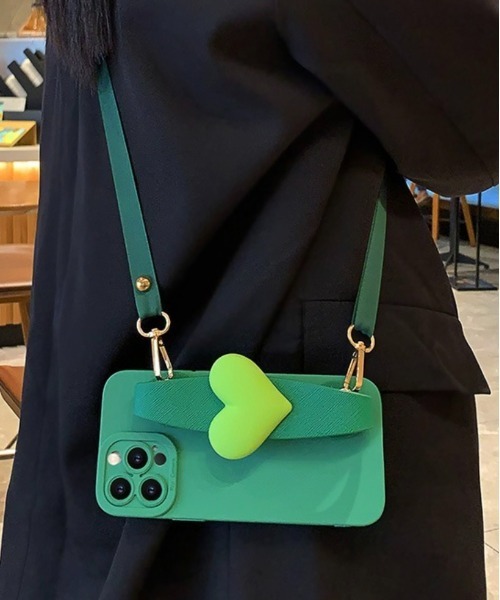 BURNER スマホケース 「OKUOKU 0909」iphoneケース ショルダー紐