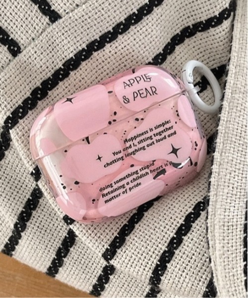 アンブッシュ　AirPods case ハートレザーエアポッヅケース ピンク edited_pic_3_76133d73-12f9-