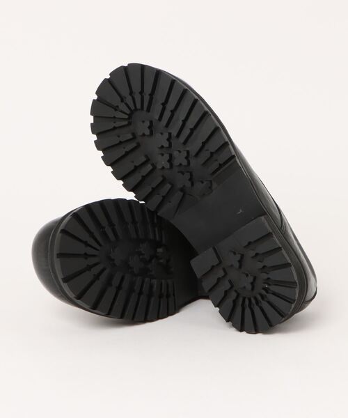 shoes365 シューズ 「shoes365」ラウンドトゥ厚底ウォッシュ