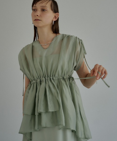 ドレス V line jacquard dress / V line ジャガードドレス レディース