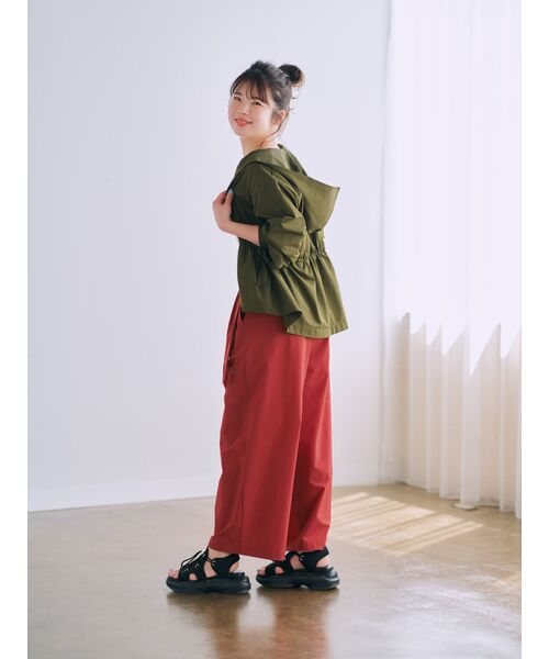 COHINA（コヒナ） ワイドパンツ パンツ 「吸水速乾」アシメタックDカン