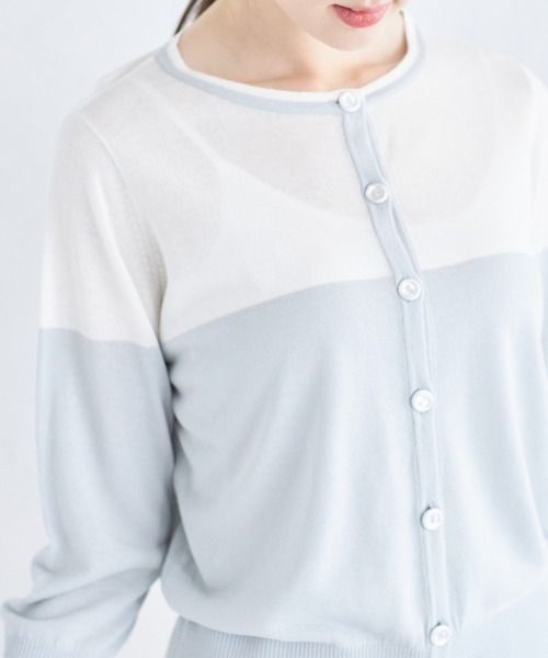 新品★toco closet カーディガン4点SET< M>レディース 接触冷感 tocco closet カーディガン UVカット&接触冷感♪バイカラー