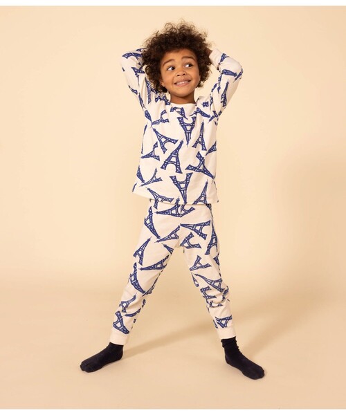 プチバトー　パジャマ　XSサイズ 楽天市場】プリント長袖パジャマ PETIT BATEAU プチバトー
