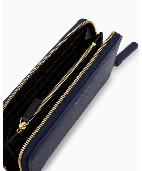 送料・関税込み【EMPORIO ARMANI】ラウンドジップ ウォレット 関税込】◇EMPORIO ARMANI アルマーニ◇ラウンドジップ 長財布