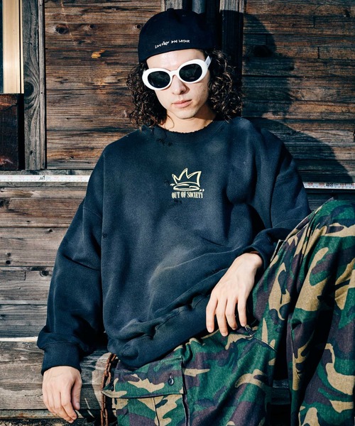 glamb（グラム） トレーナー スウェット Out of Society Sweat