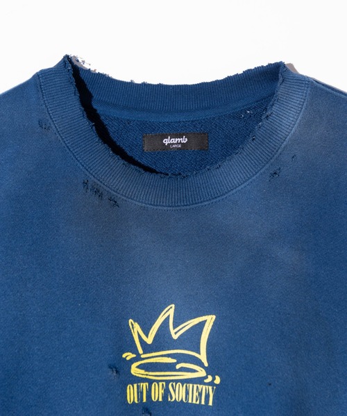 glamb（グラム） トレーナー スウェット Out of Society Sweat