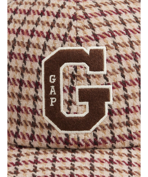 GUCCI ハウンドトゥース ベースボールキャップ