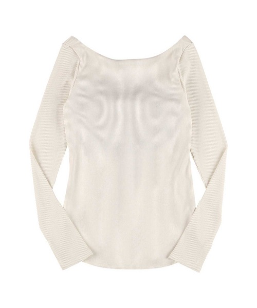 OUR WACOAL tシャツ カップ付きTシャツ バックオープン 10分袖