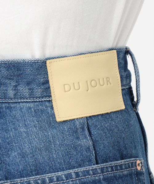 【完売品‼︎新品：DU JOUR/デュジュールJEANCOVERALL】 DU JOUR/デュ ジュール SHADE BAGGY JEAN（デニムパンツ