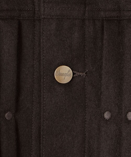 ブルゾン アウター 「別注」Wrangler 111MJ ウールフランネル ブルゾン FOX BROTHERS メンズの画像