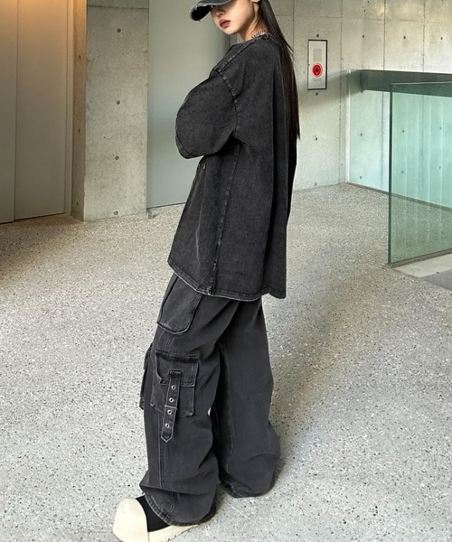公式通販サイト - ファッション 通販 KsG ジーンズ ベルトデザインカーゴパンツ デニムパンツ デニム パンツ