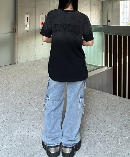 KsG ジーンズ デニム デニムパンツ ダメージルーズワイドカーゴ