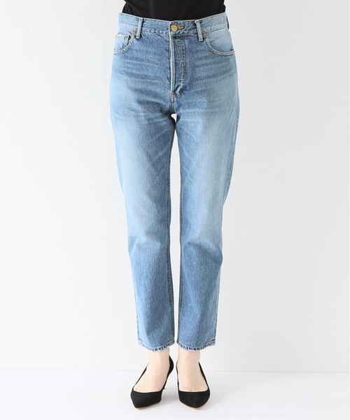 Deuxieme Classe 「Deuxieme Classe」 加工デニムパンツ 36 ブルー  