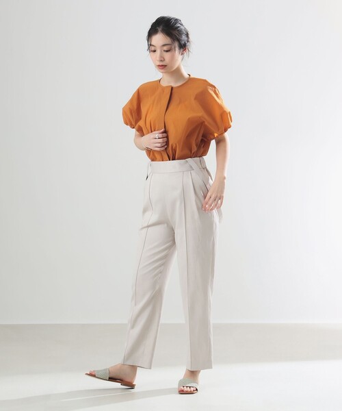 「Demi-Luxe BEAMS」 半袖ブラウス 36 ホワイト レディース Demi-Luxe BEAMS ブラウス シャツ 「セレモニー・フォーマル