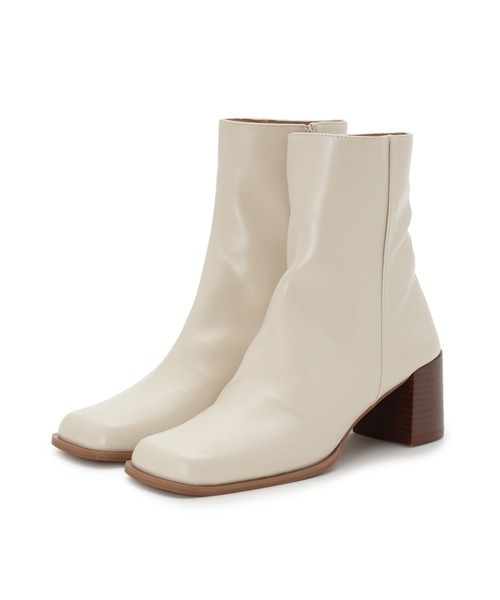 「Mila Owen」 ショートブーツ 37 ブラック レディース_画像2