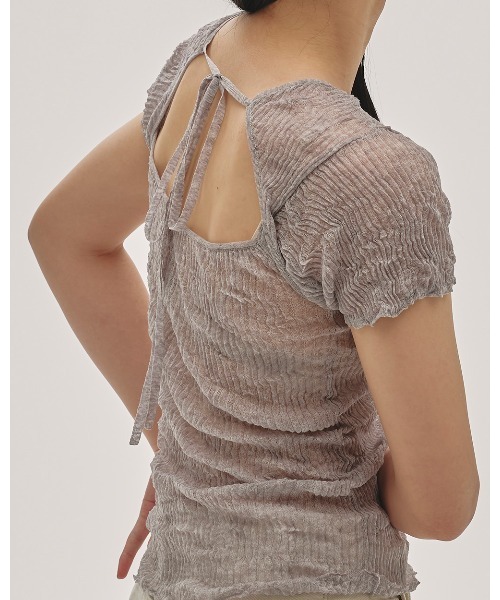 TODAYFUL tシャツ 2way Sheer Knittops レディース : ZOZOTOWN