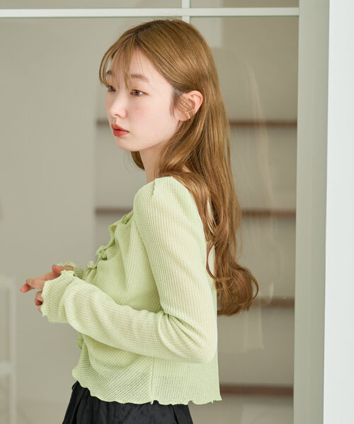 Kastane（カスタネ） tシャツ 「2WAY」フロントシャーリングTee