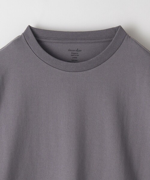 【美品】Steven Alan 半袖 イタリアンカラー BOLD FIT S STEVEN ALAN tシャツ 「Steven Alan」 オーガニックコットン