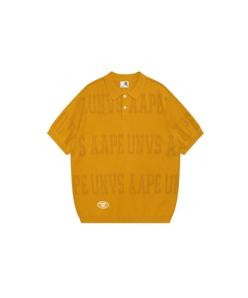 セーター ニット AAPE SHORT SLEEVE KNIT メンズ