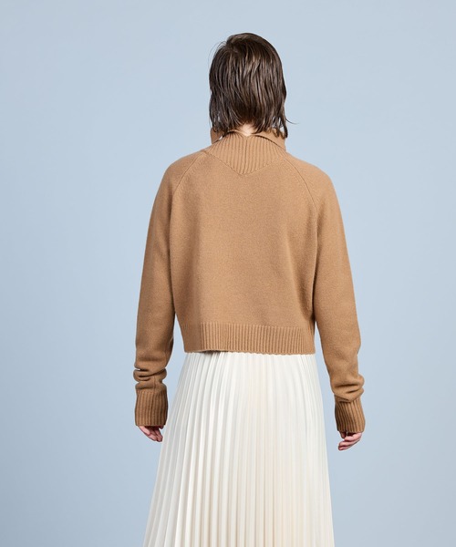 「N.O.R.C」 タートルネックニット S グレー レディース_画像2