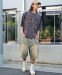 ワイドパンツ ハーフパンツ ジーンズ 短パン ...の詳細画像5