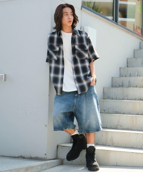 WEGO（ウィゴー） ジーンズ WEGO/イージーバギーデニムショーツ メンズ